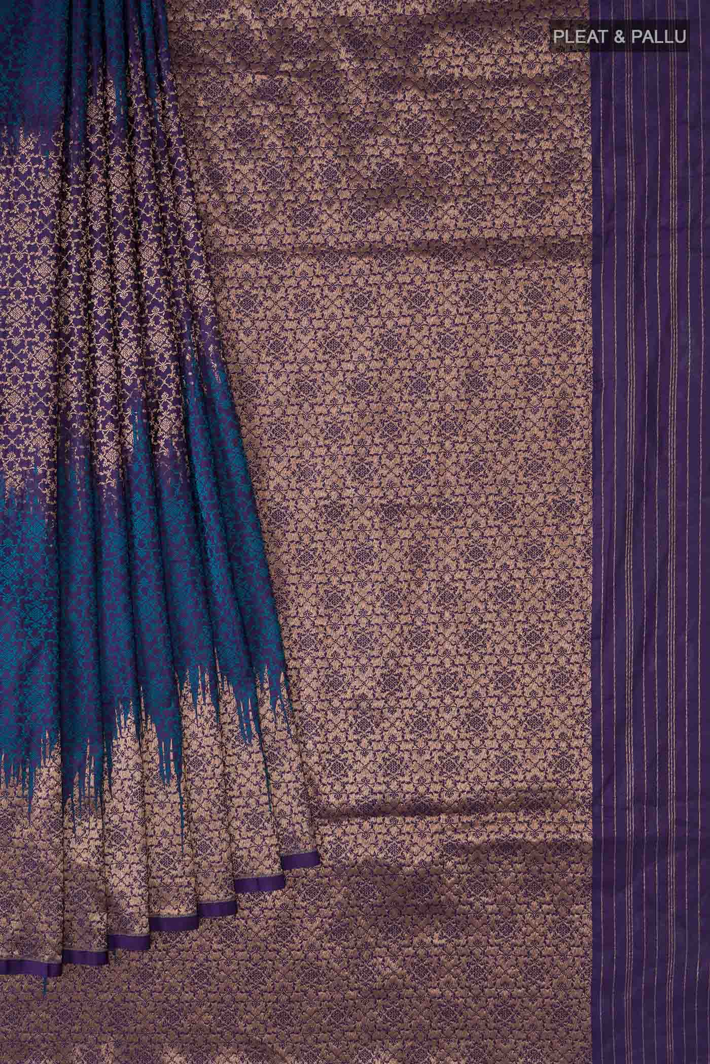 pleats pallu