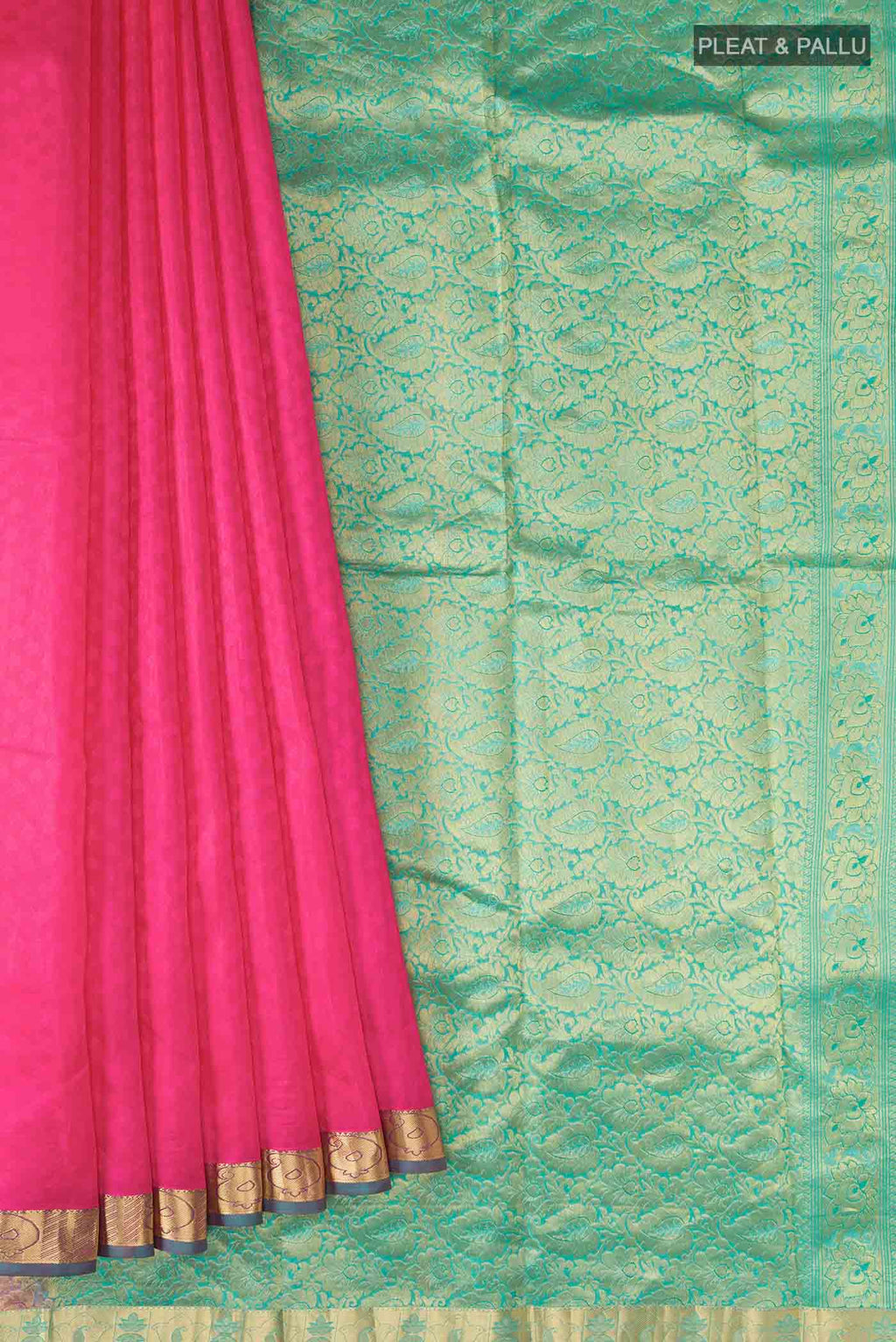 pleats pallu