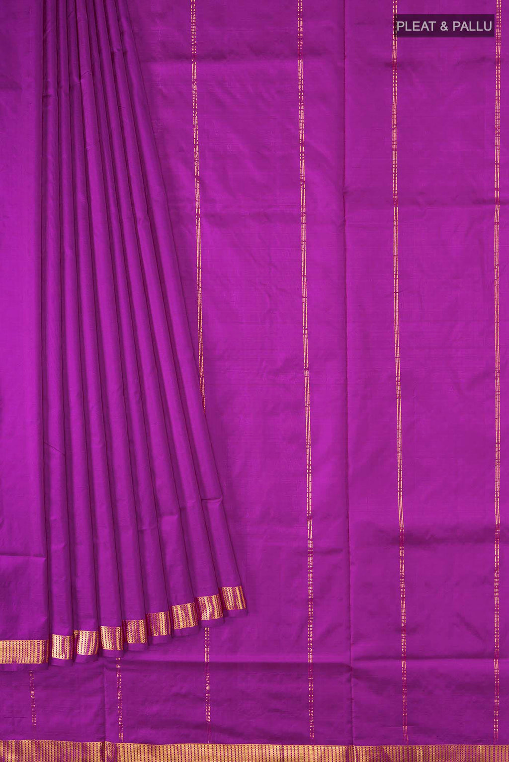 pleats pallu