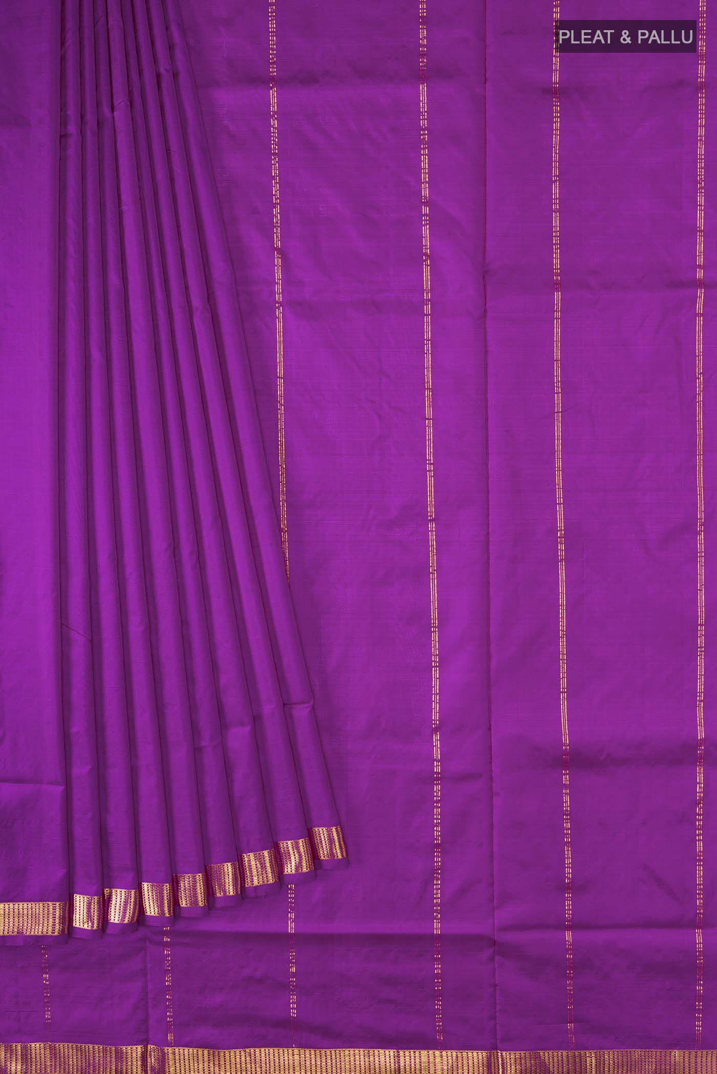 pleats pallu