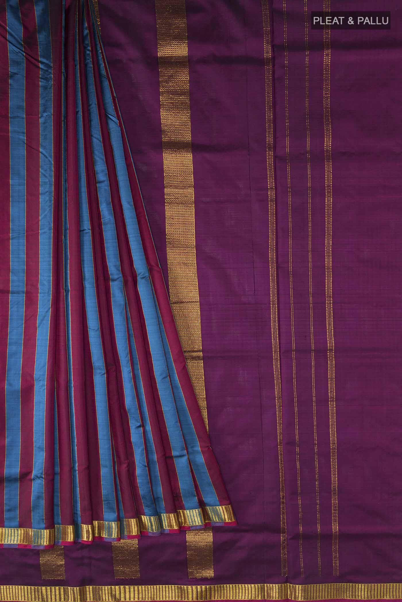 pleats pallu