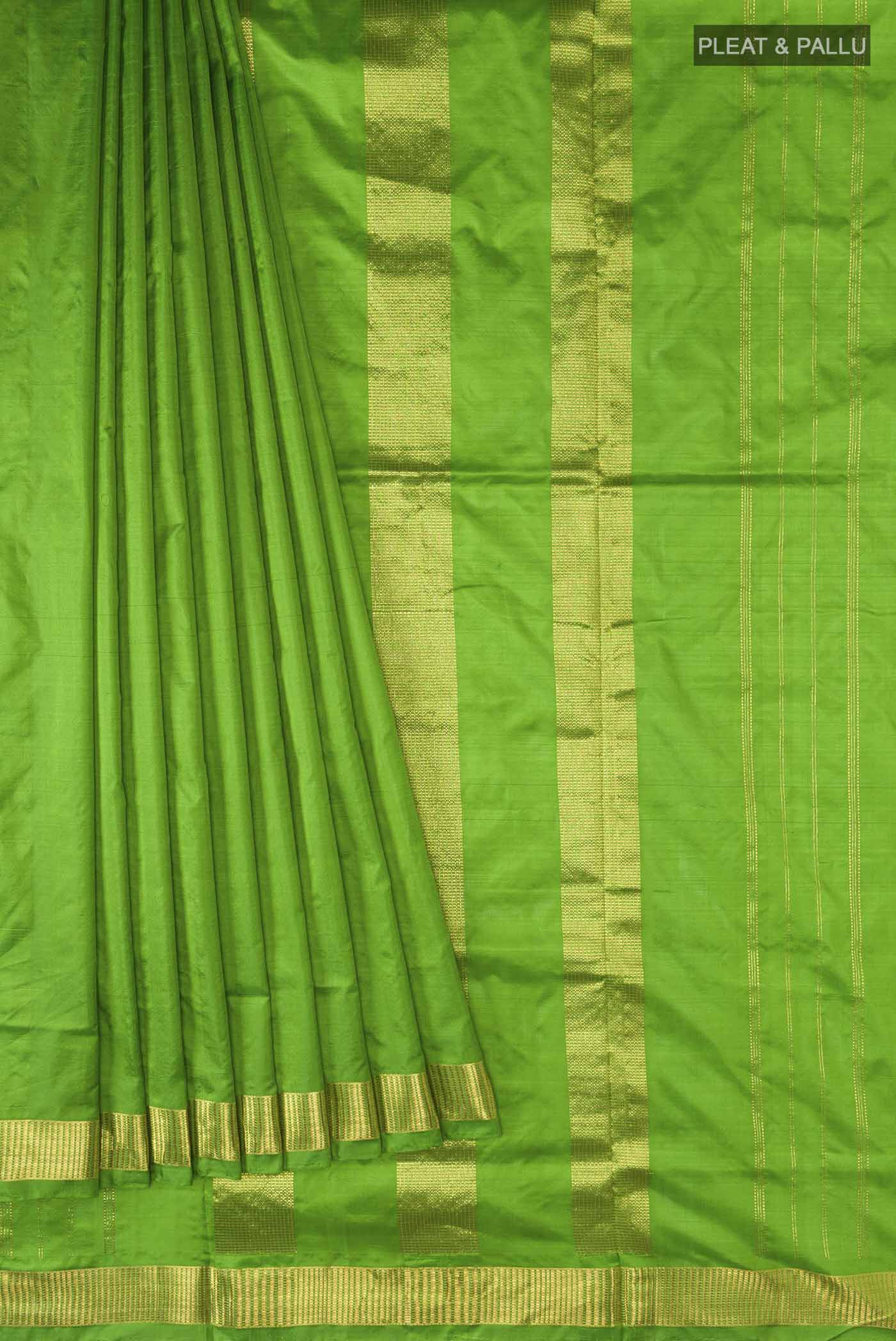 pleats pallu