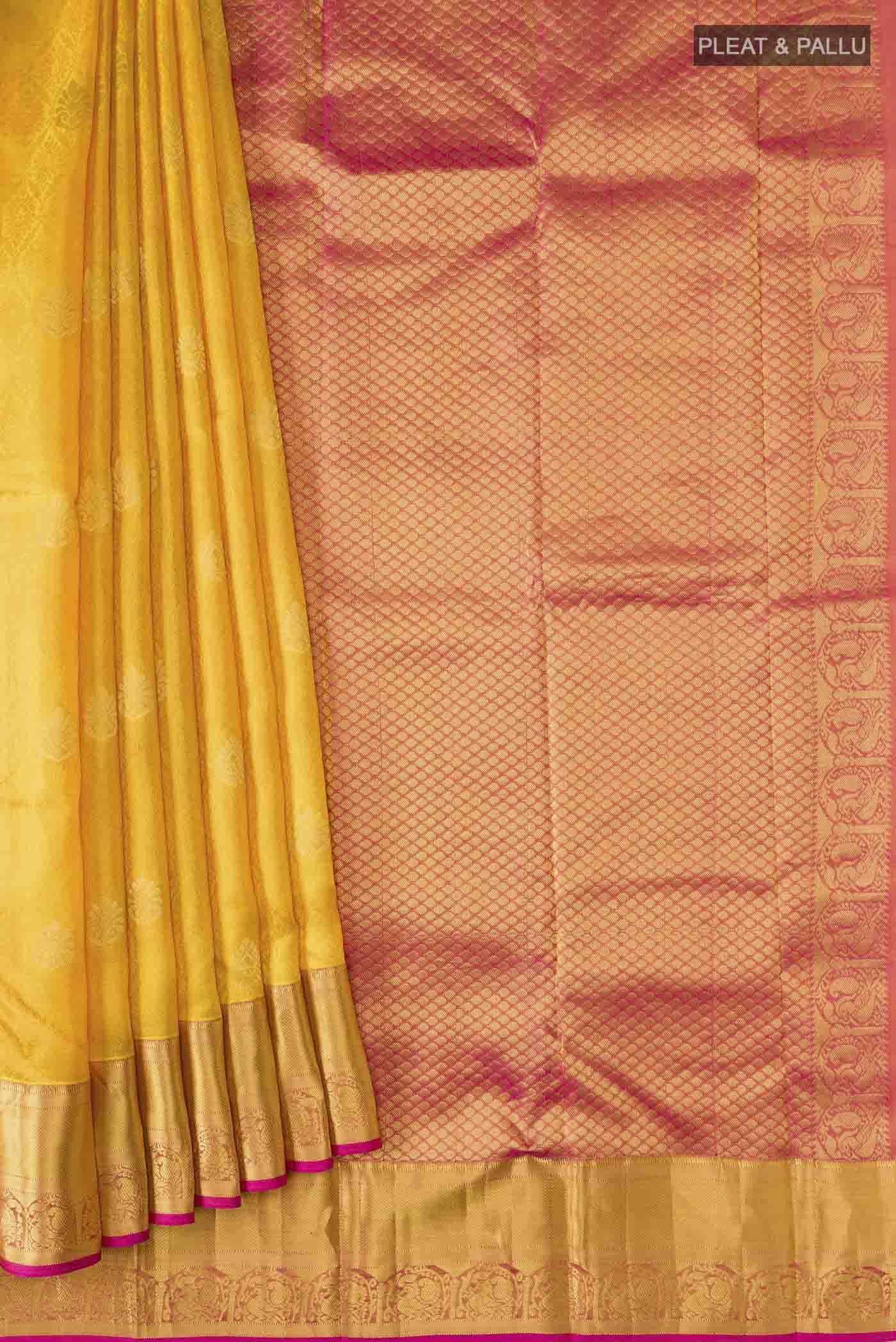 pleats pallu