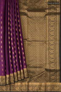 pleats pallu