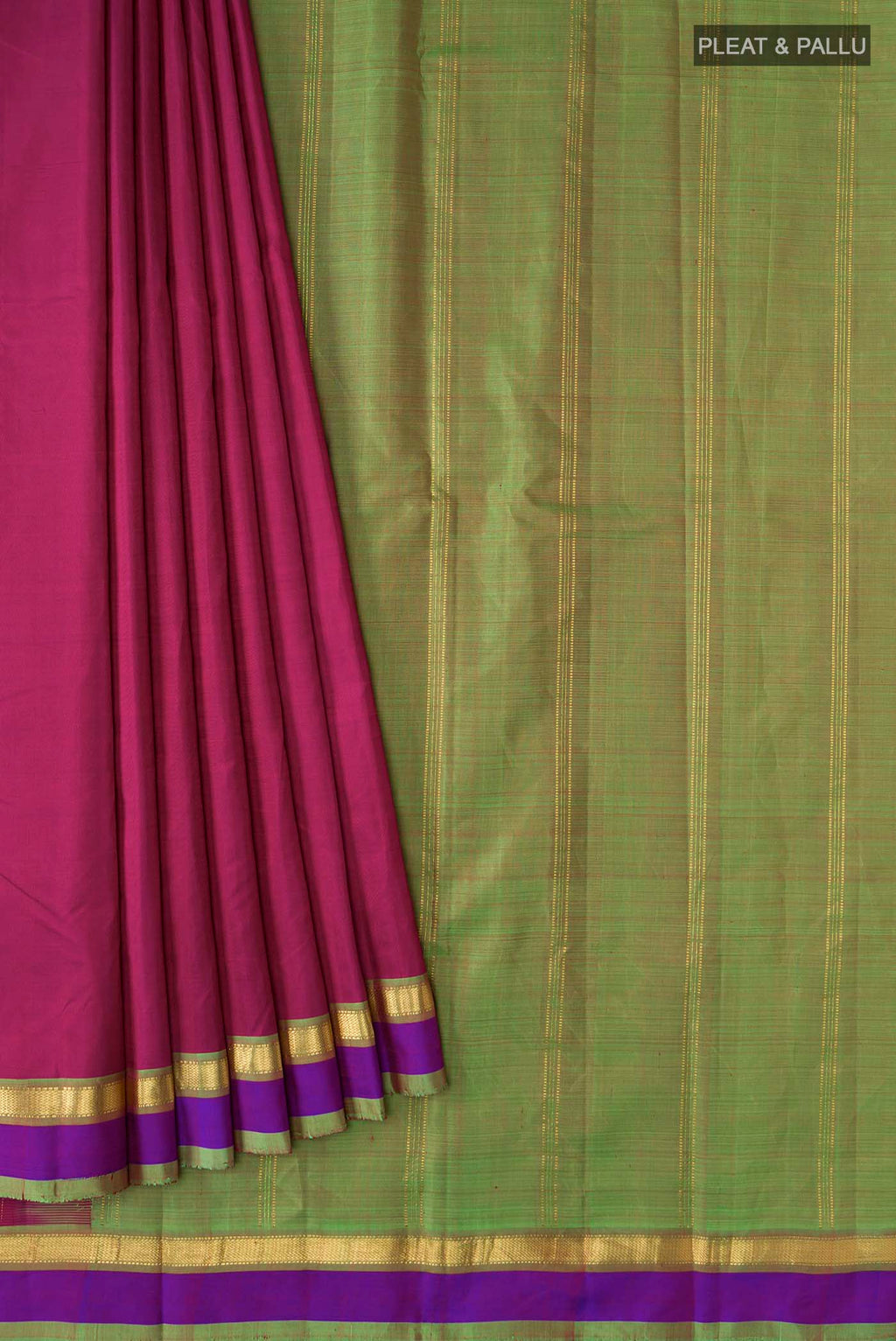 pleats pallu