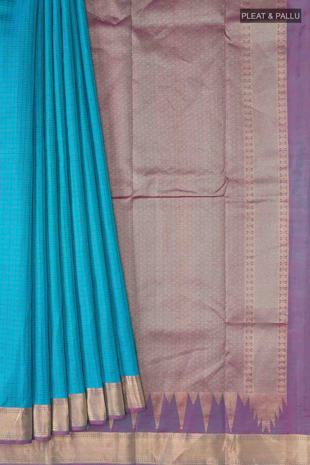 pleats pallu