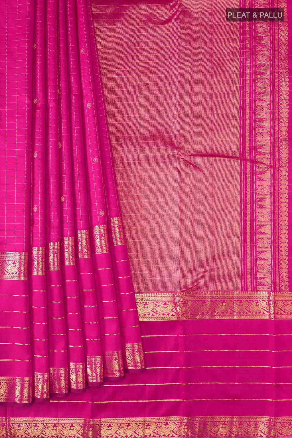 pleats pallu