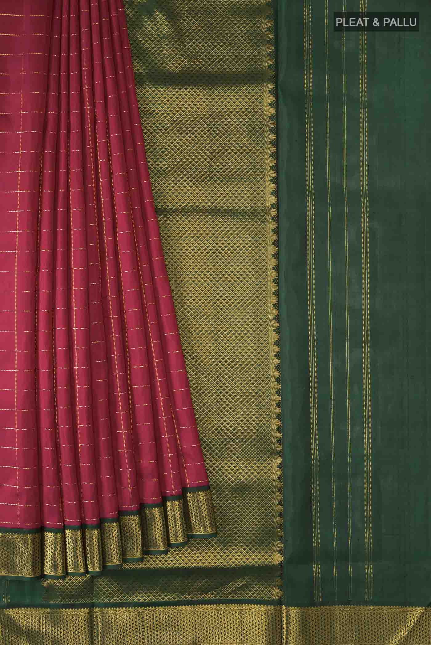 pleats pallu