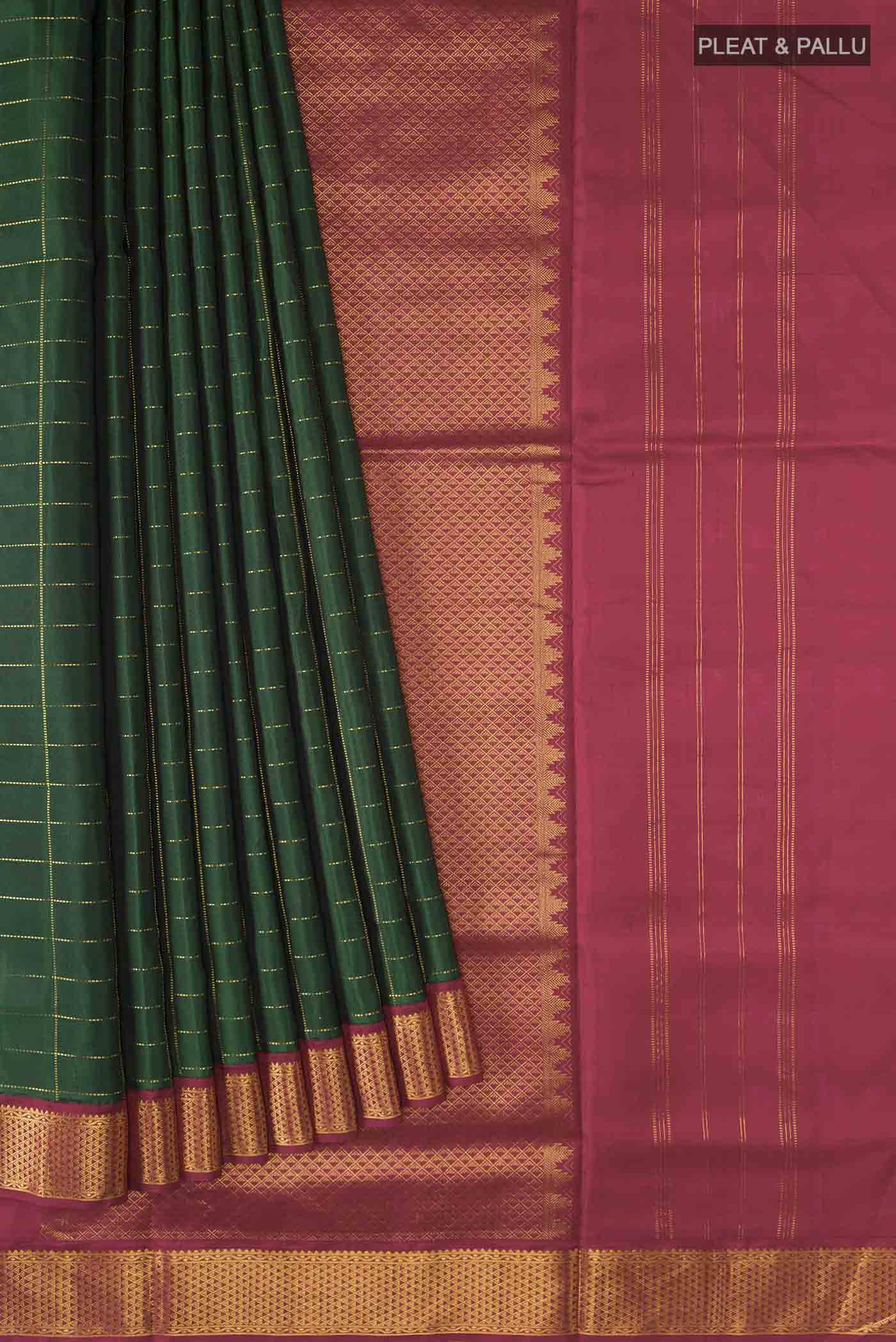pleats pallu