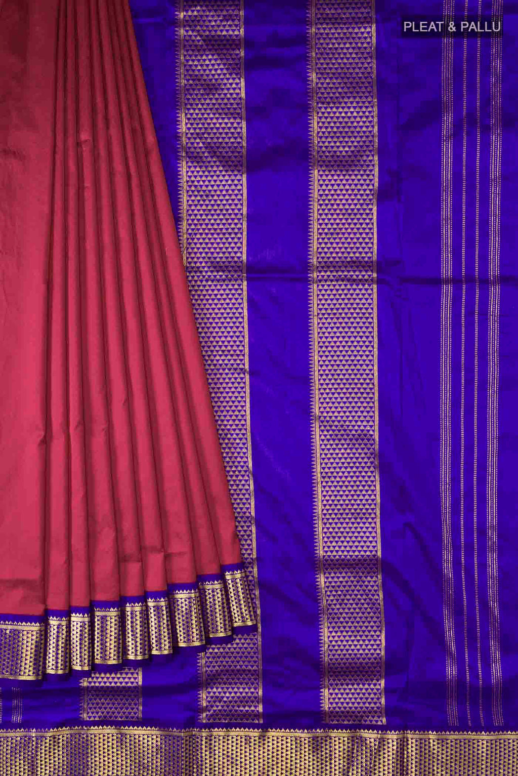 pleats pallu