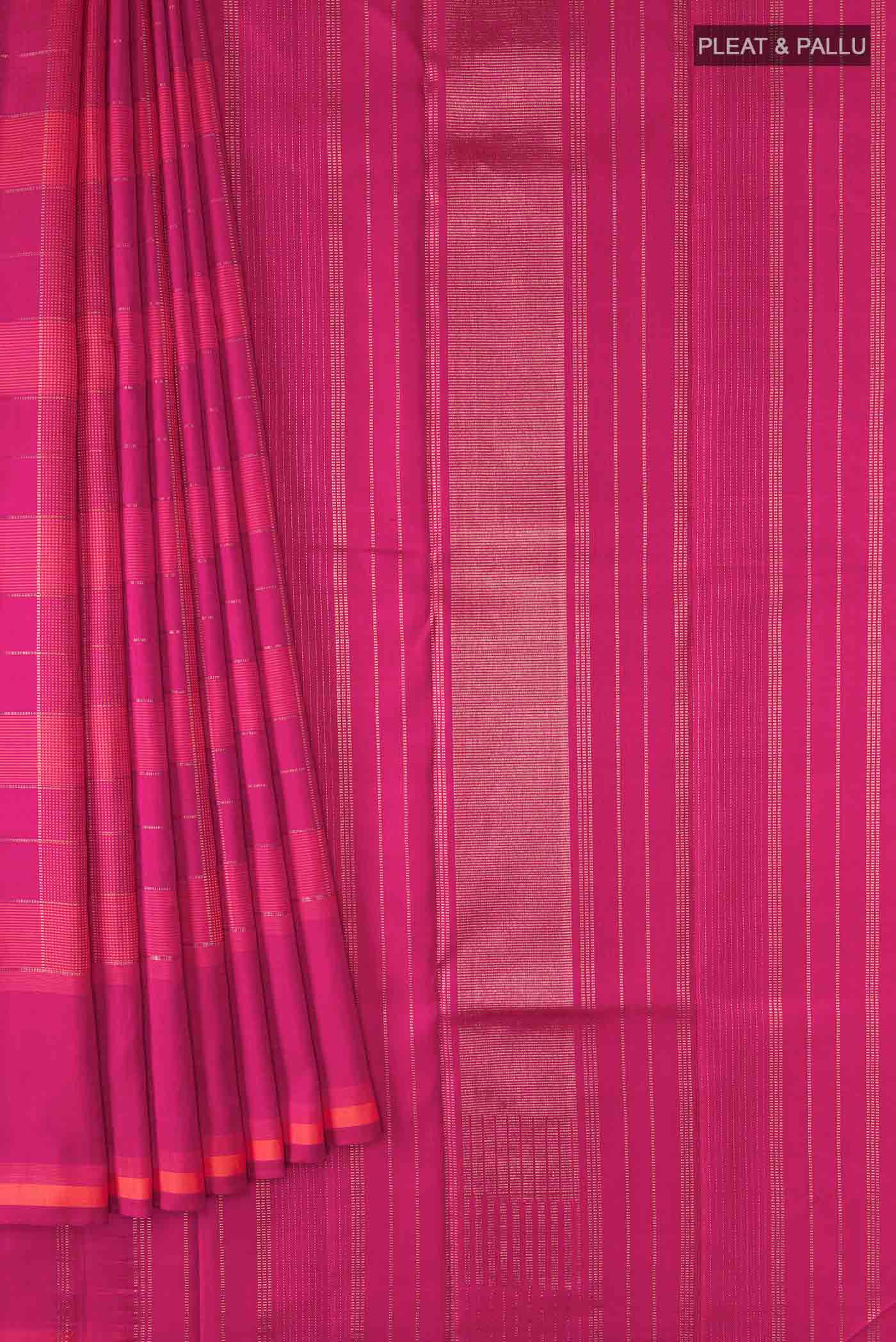 pleats pallu