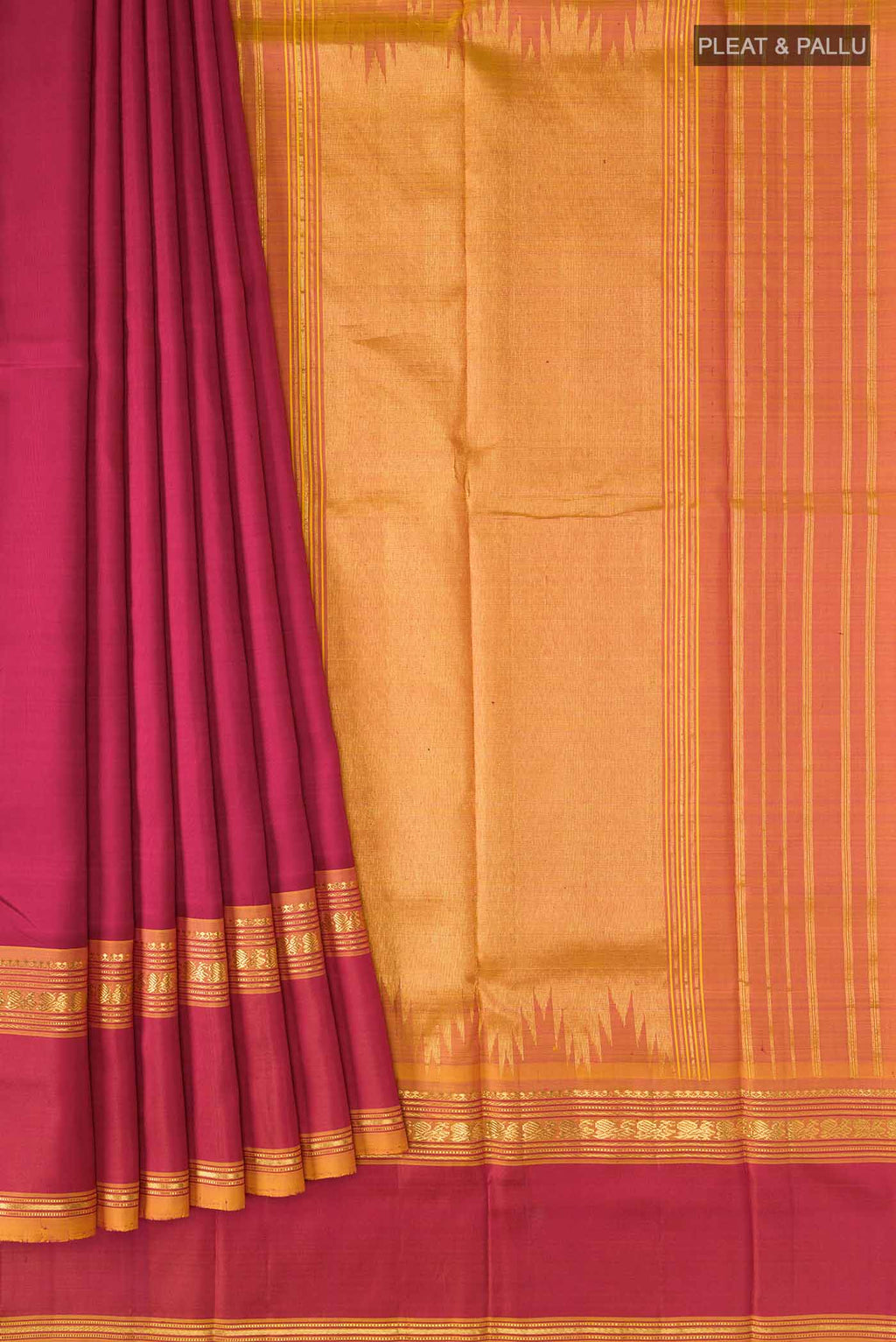 pleats pallu