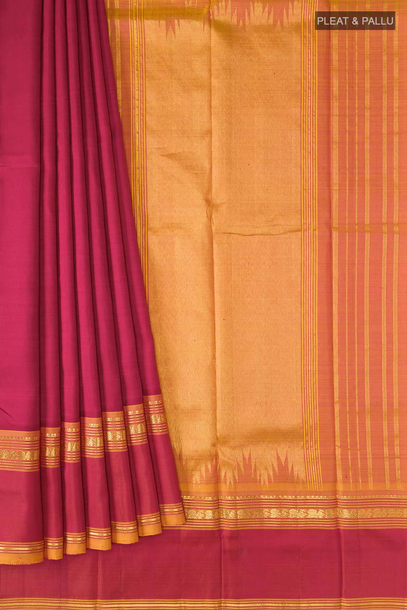 pleats pallu