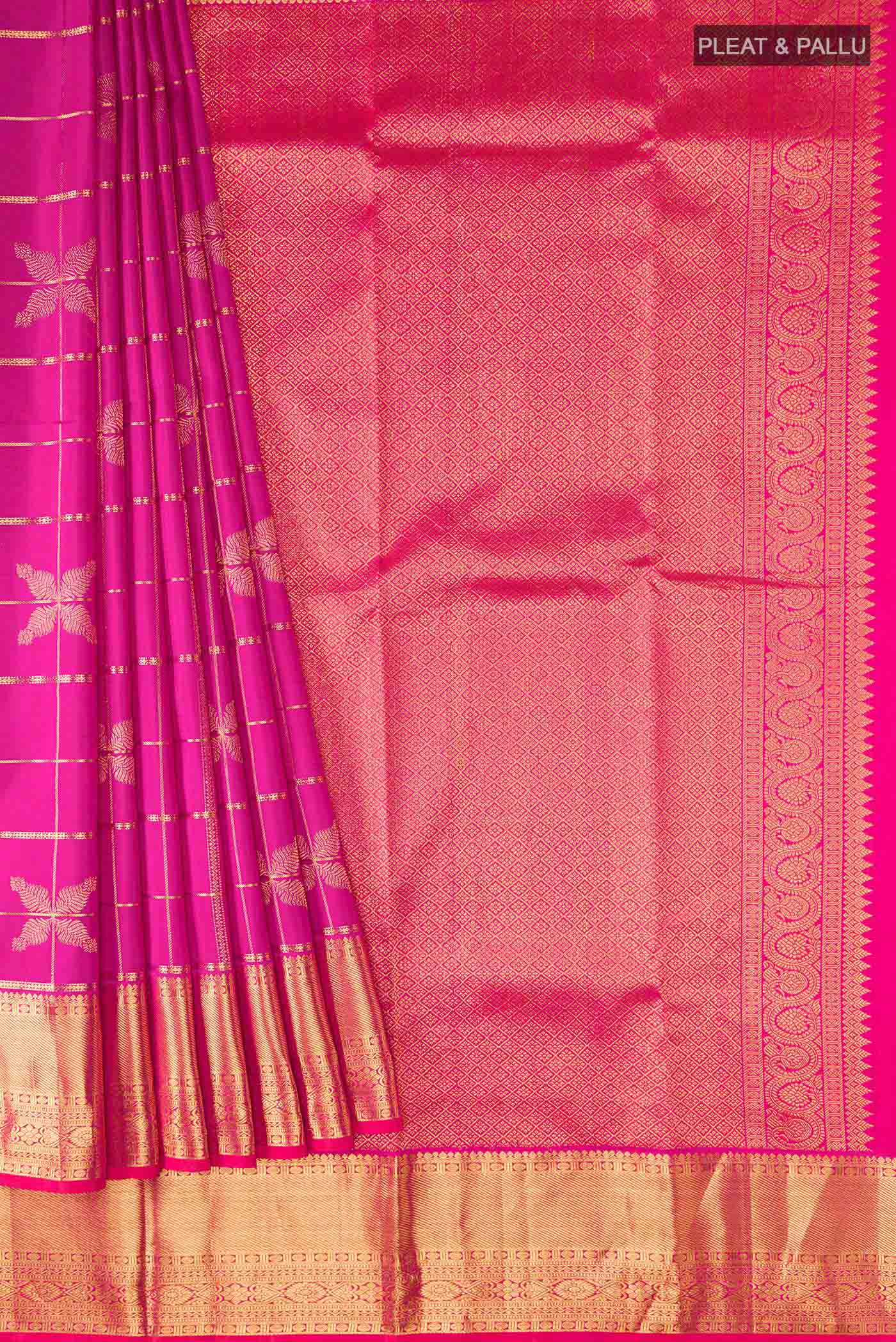 pleats pallu