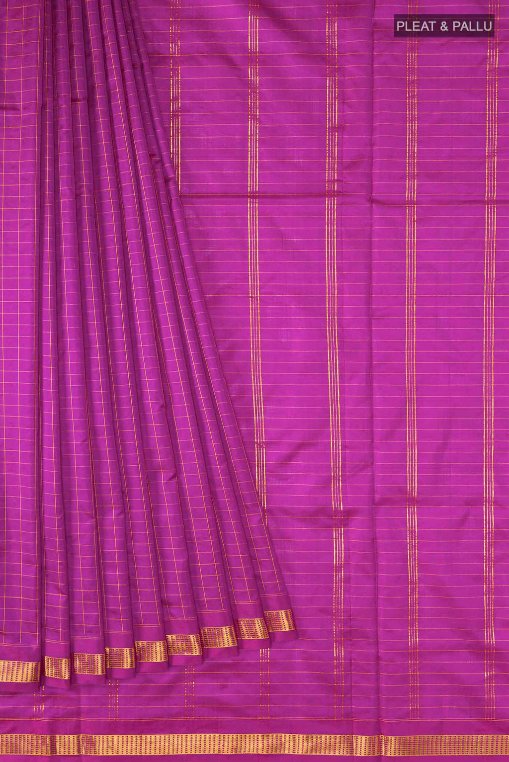 pleats pallu