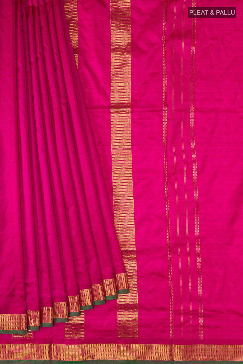 pleats pallu
