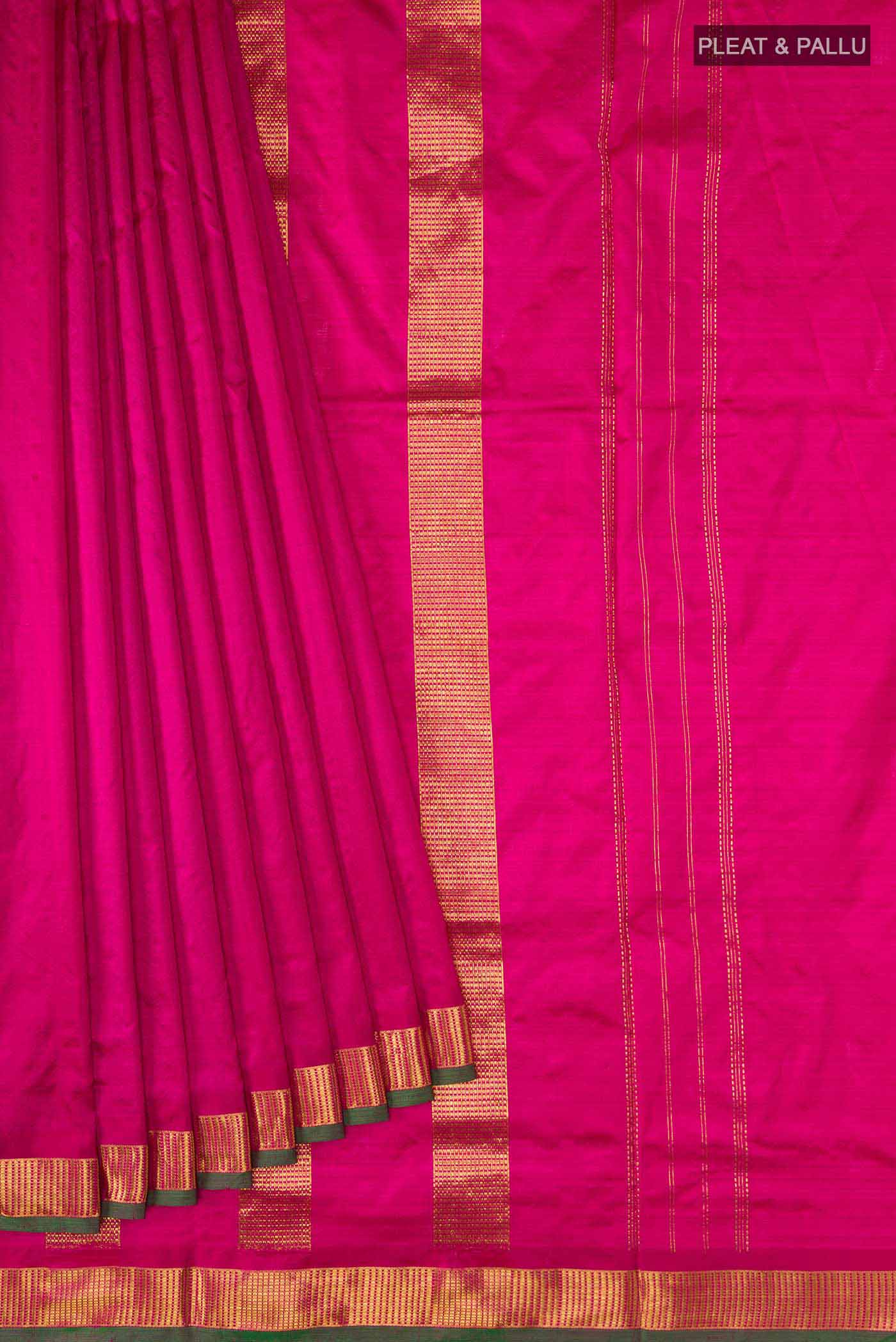 pleats pallu