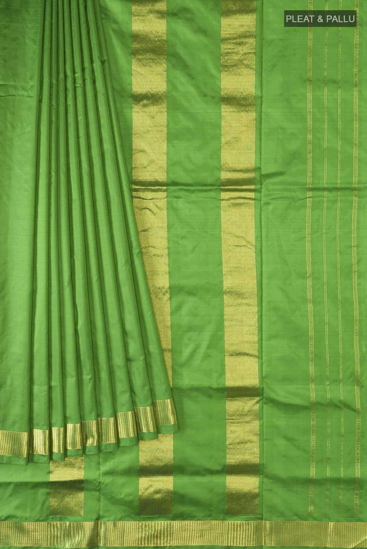 pleats pallu