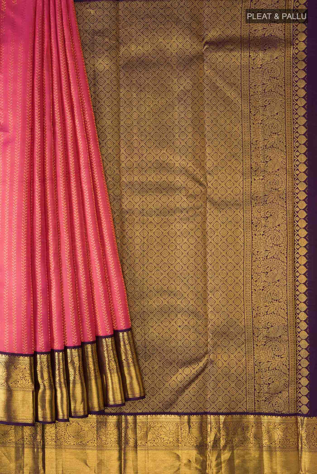 pleats pallu