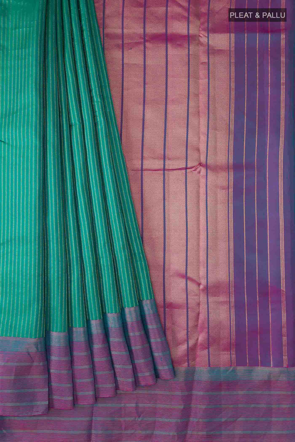 pleats pallu