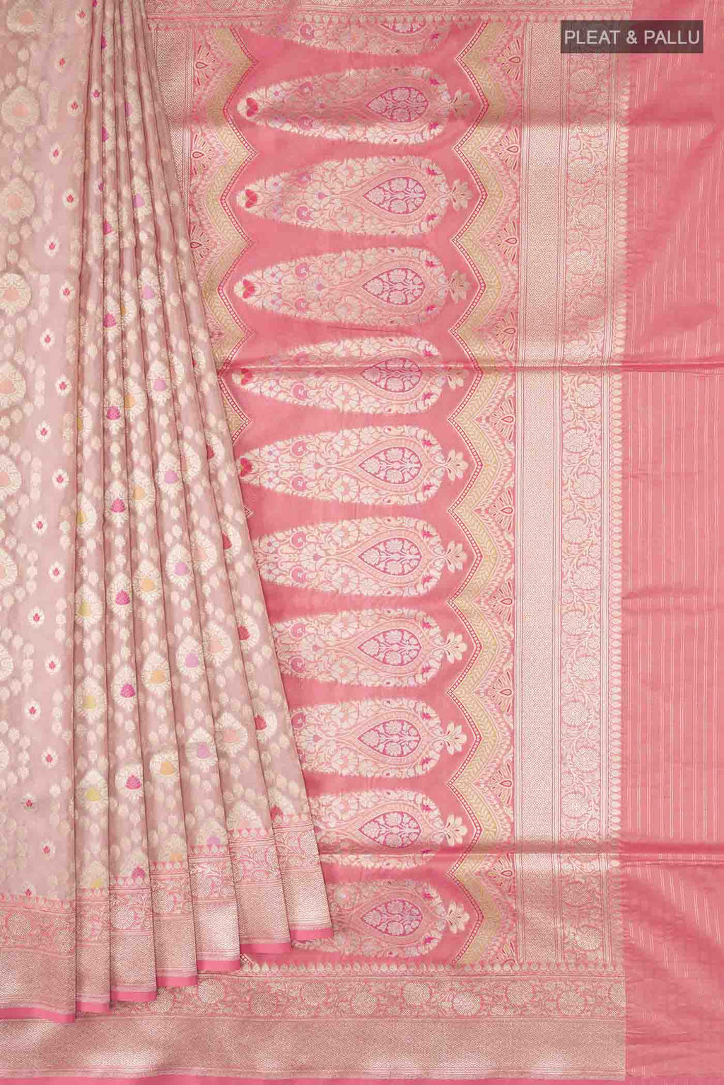 pleats pallu