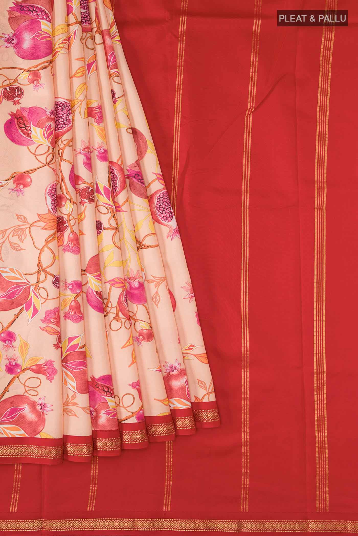 pleats pallu