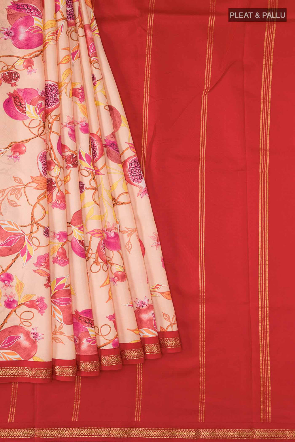 pleats pallu