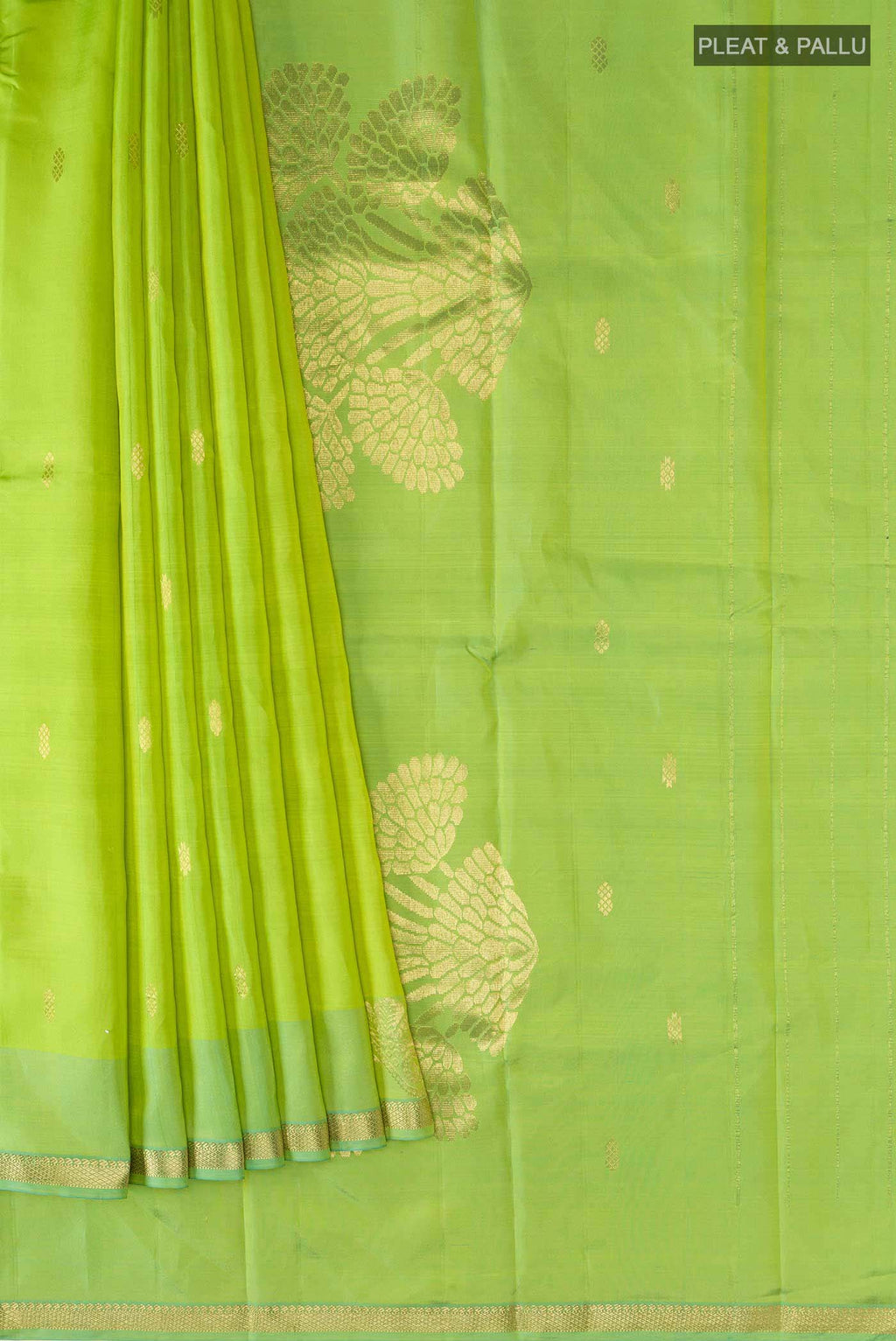 pleats pallu