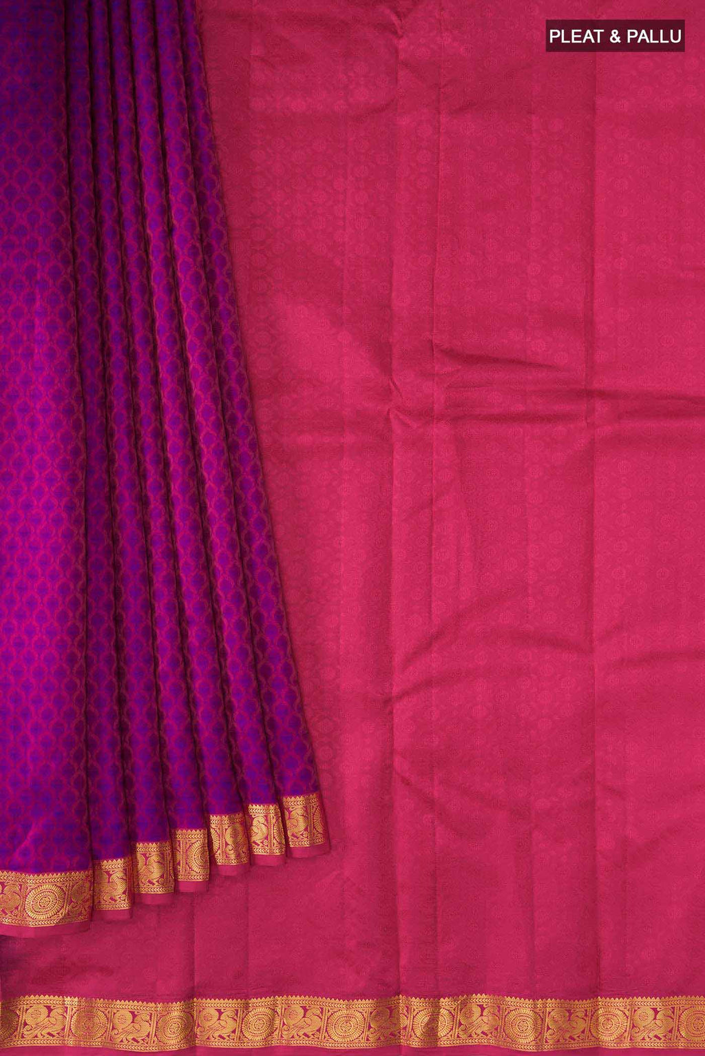 pleats pallu