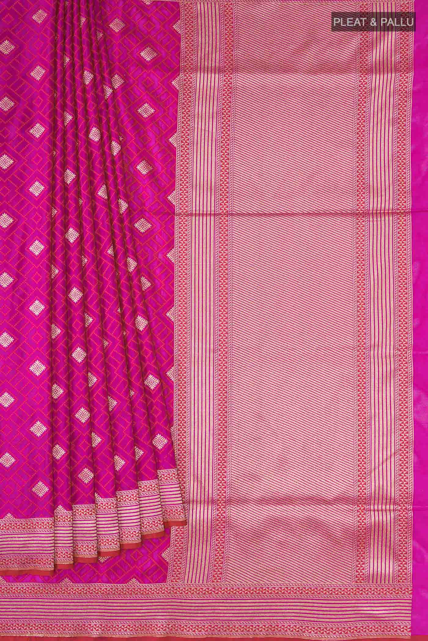 pleats pallu