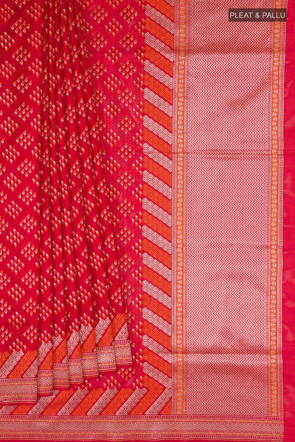 pleats pallu