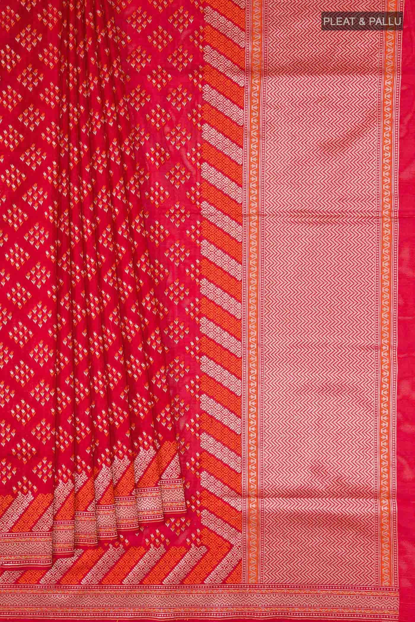 pleats pallu