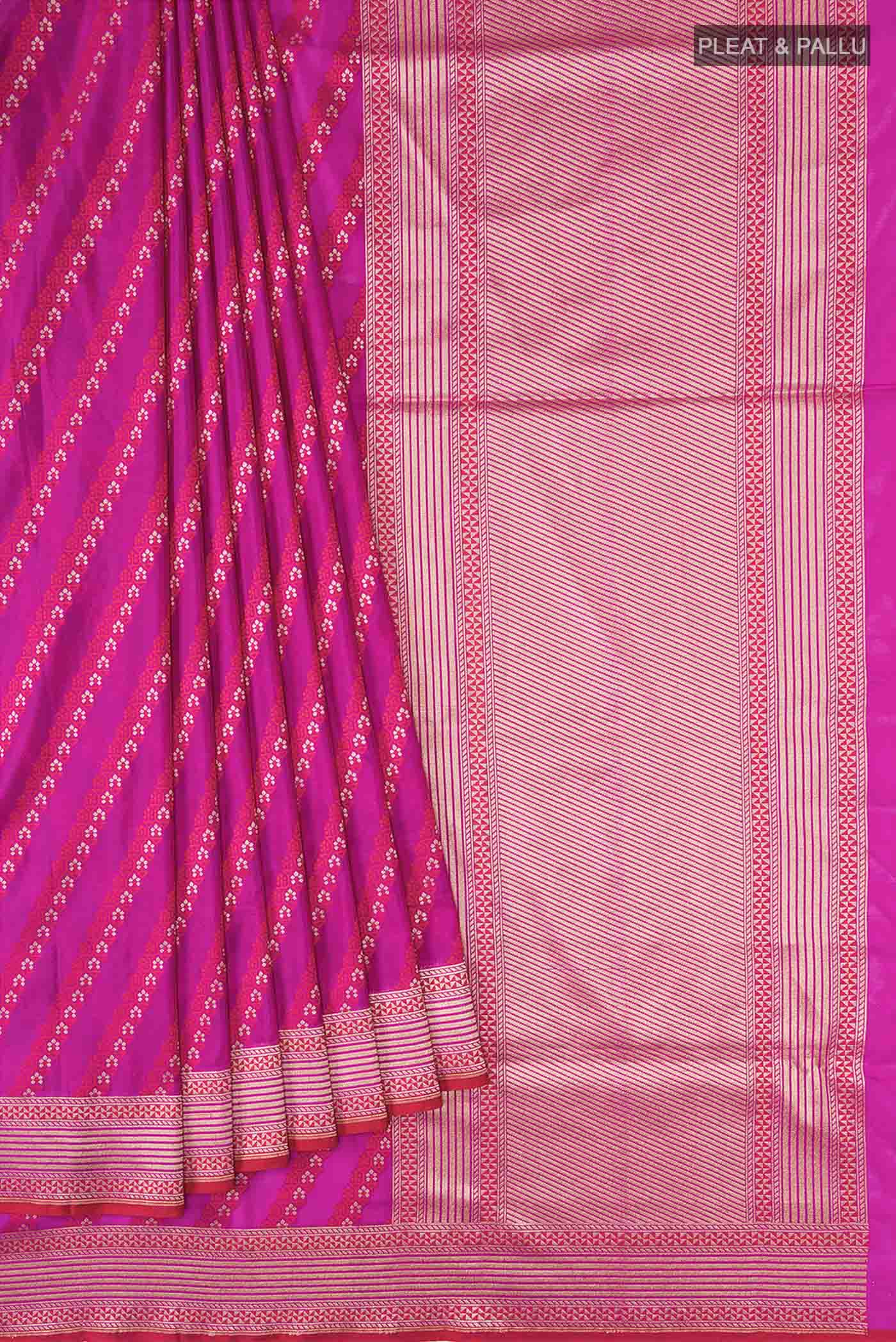 pleats pallu