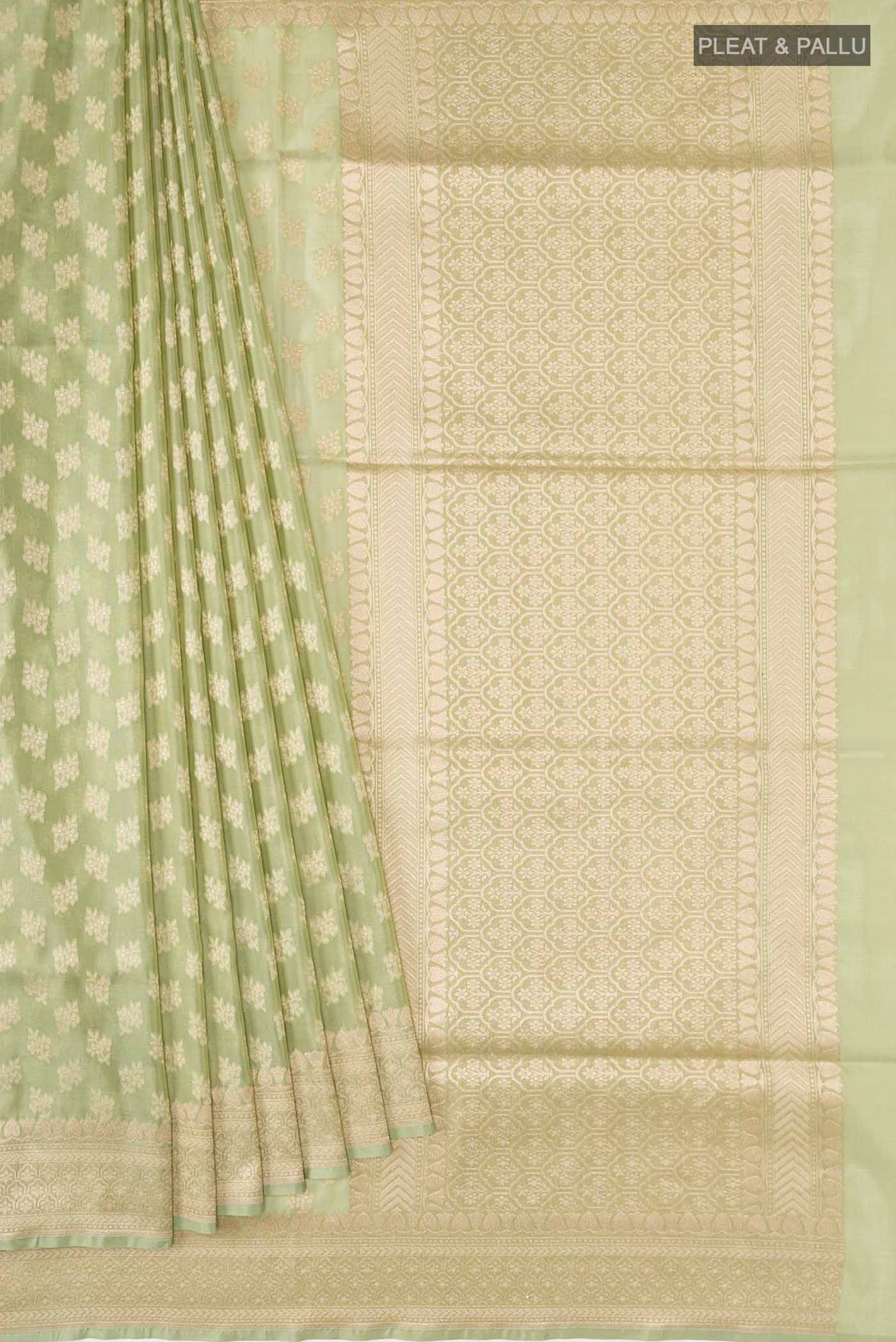 pleats pallu