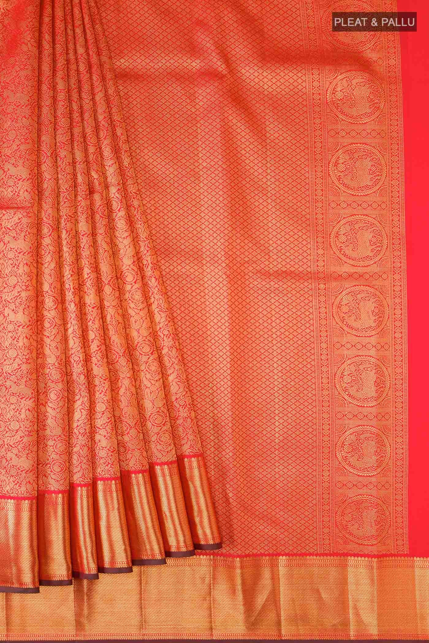 pleats pallu