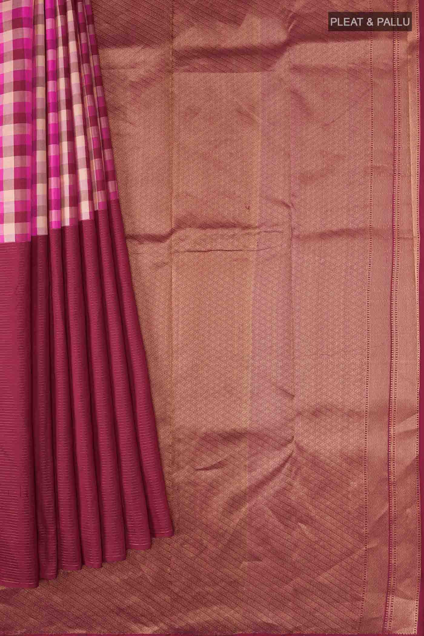 pleats pallu