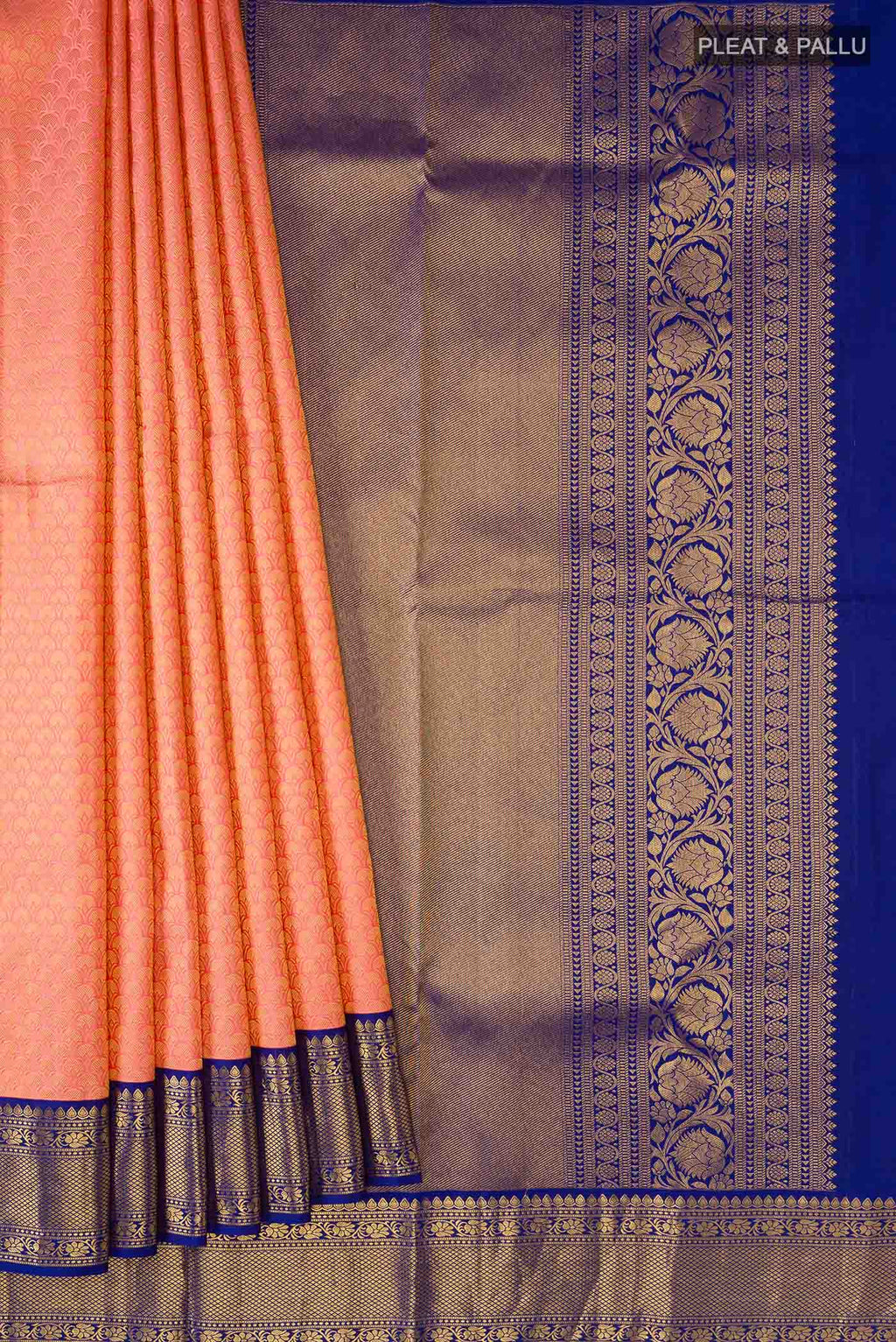pleats pallu
