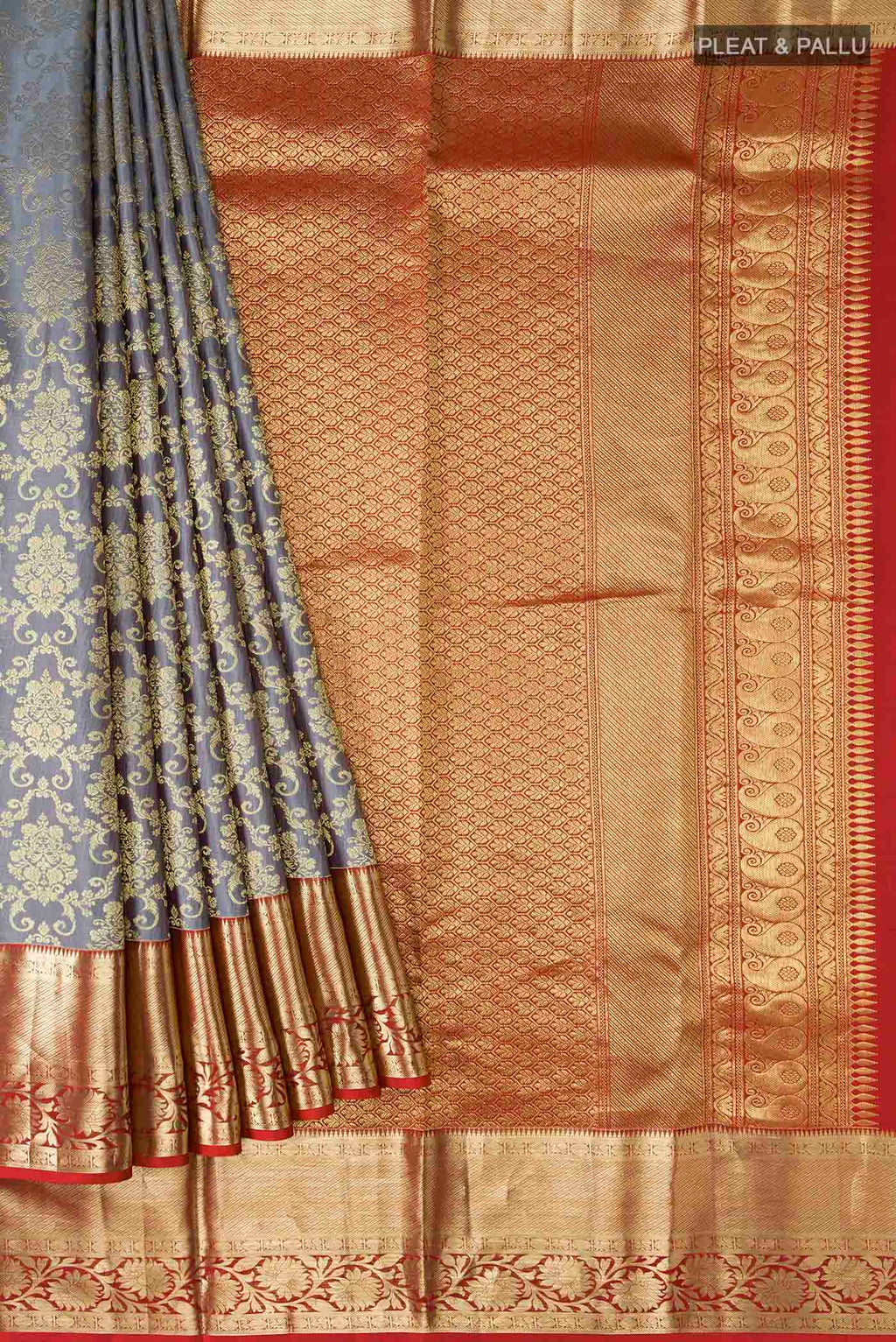 pleats pallu