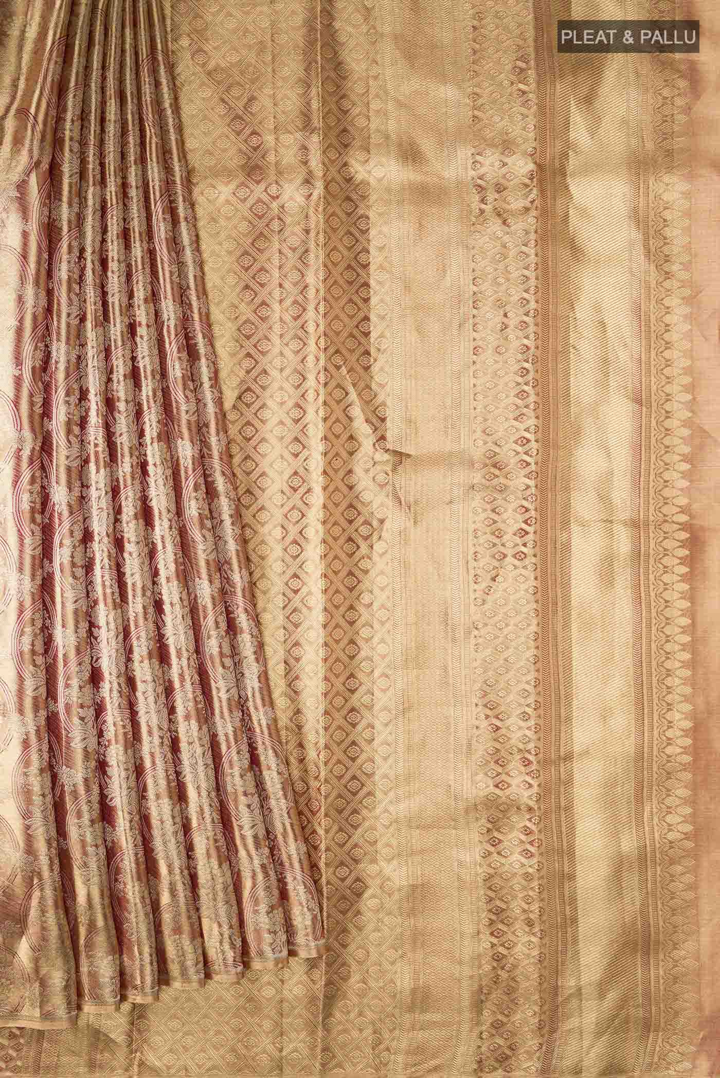 pleats pallu