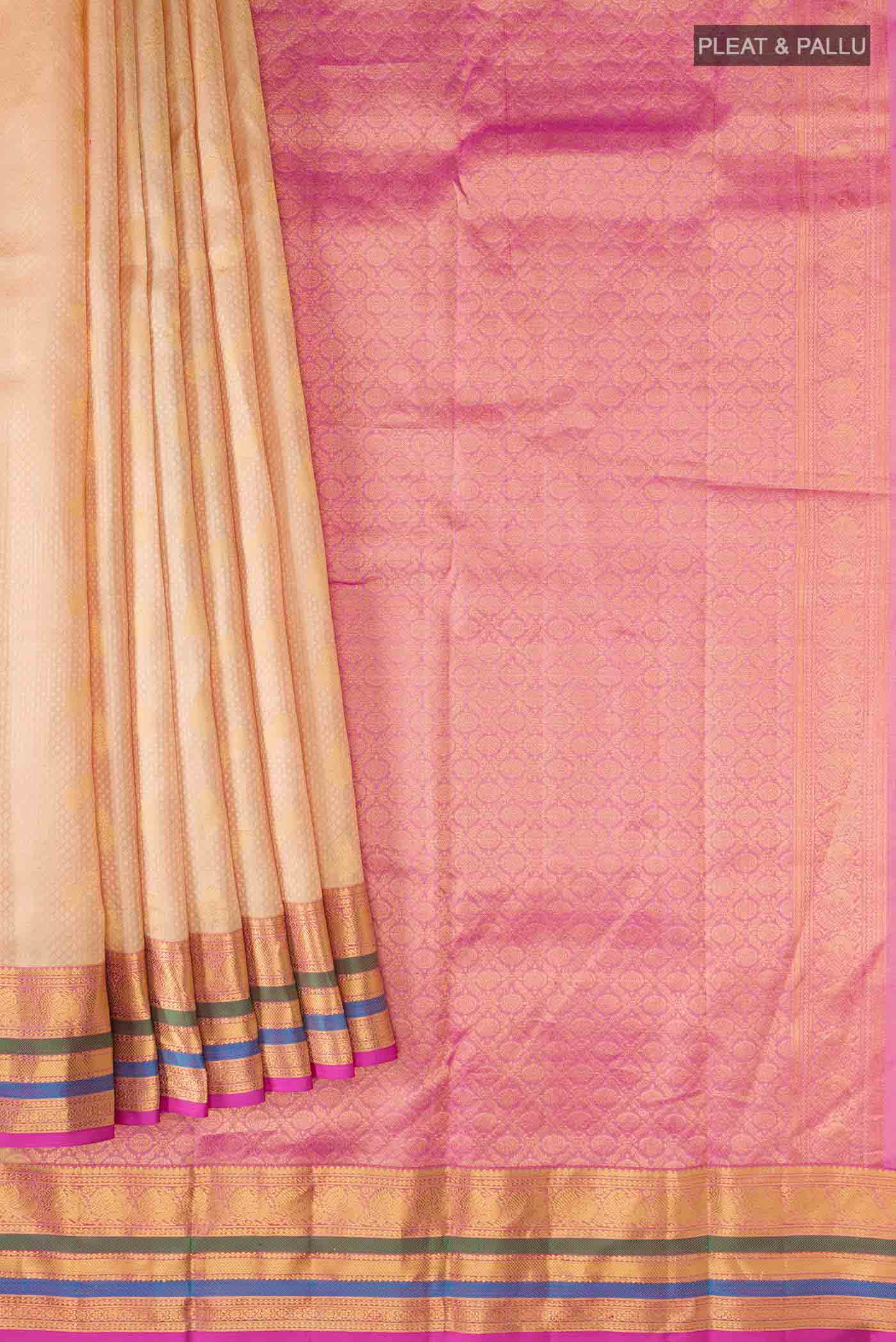 pleats pallu