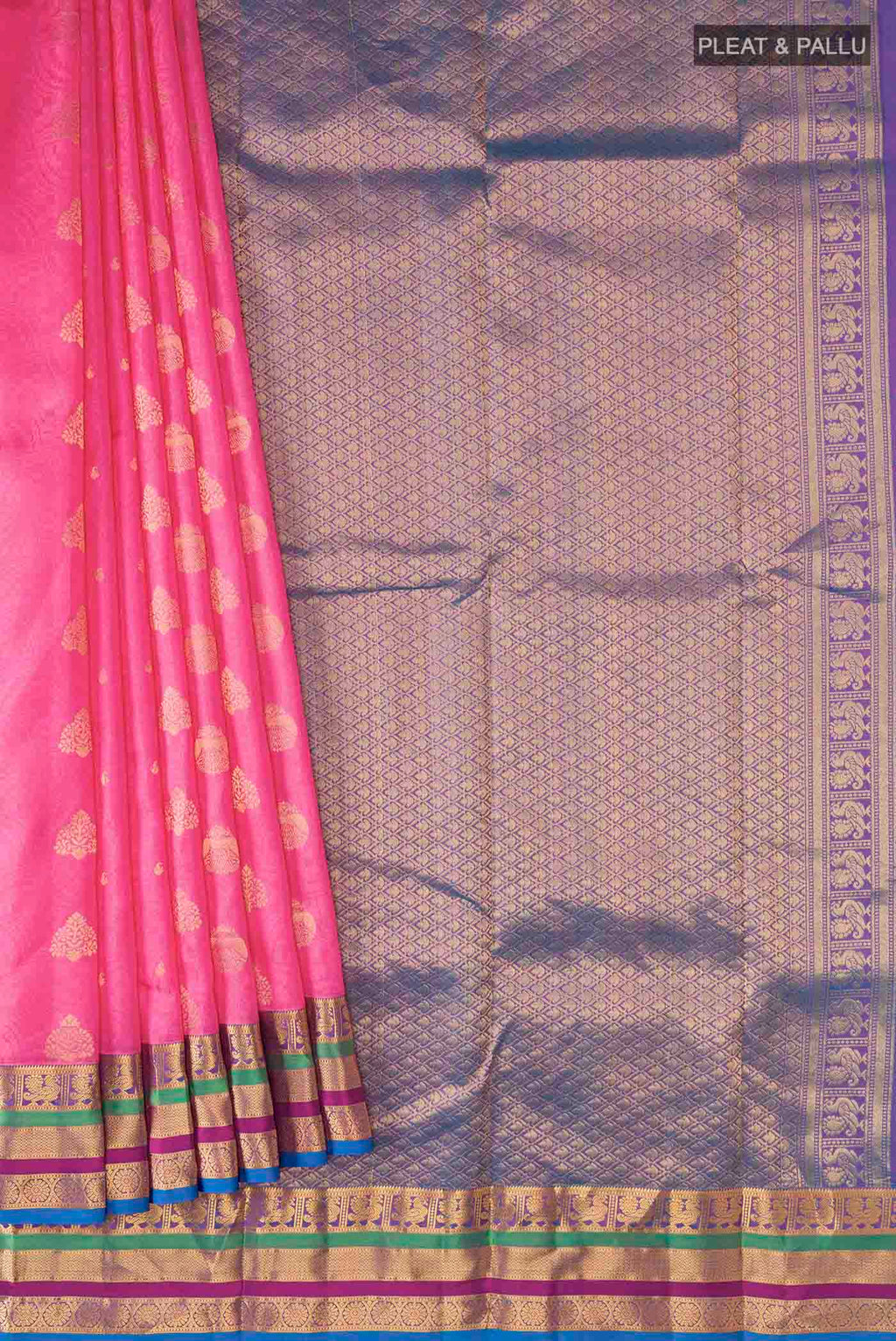 pleats pallu