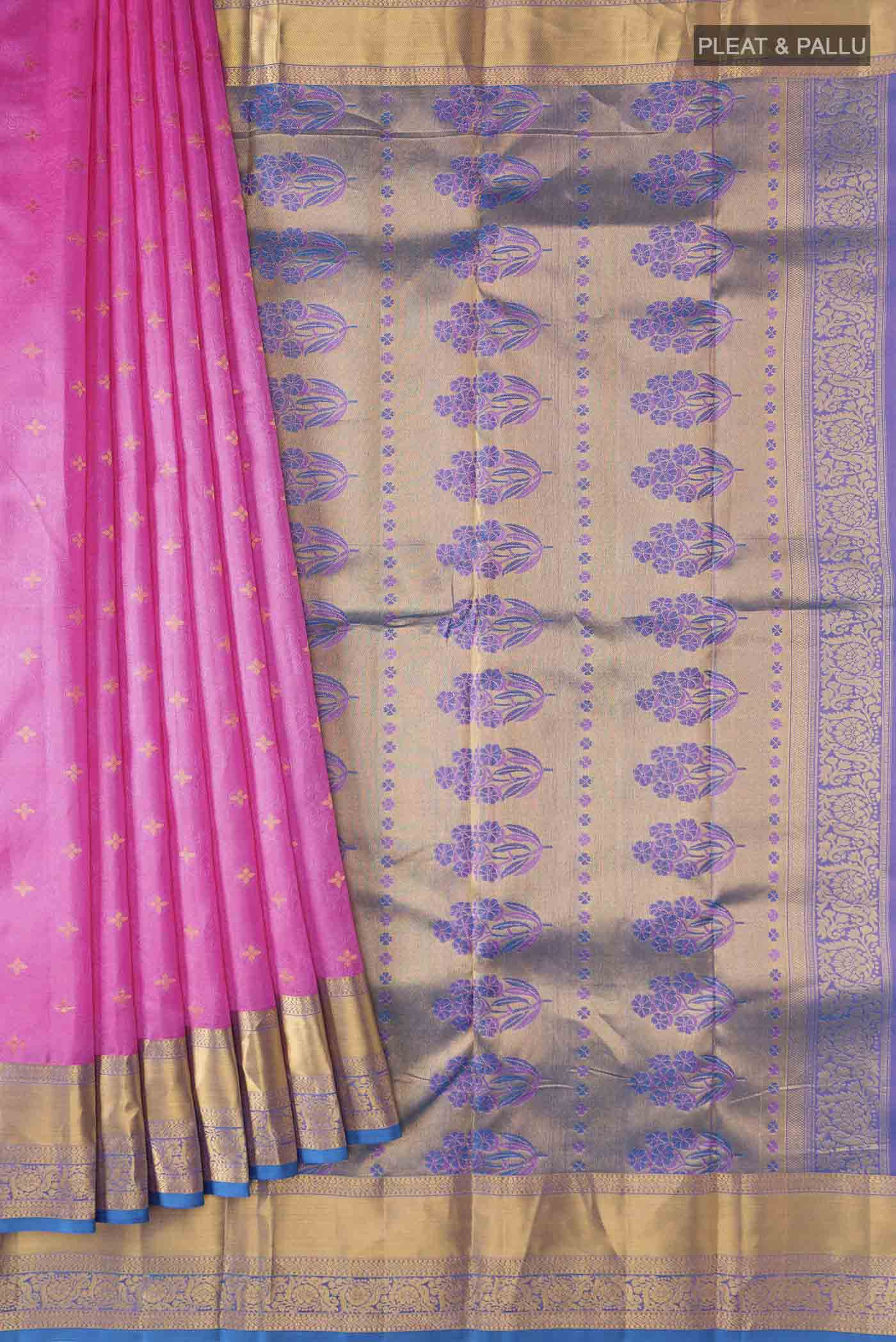 pleats pallu