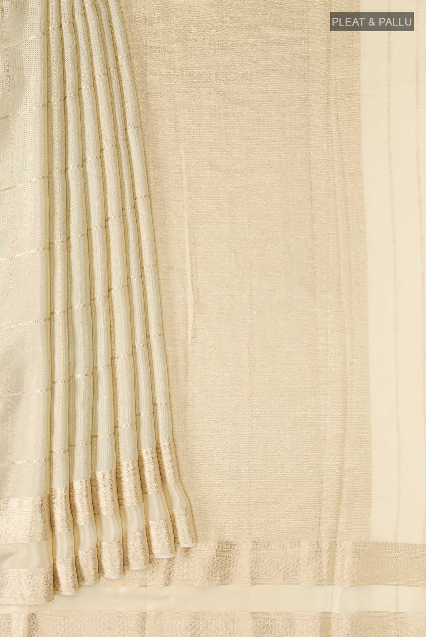 pleats pallu