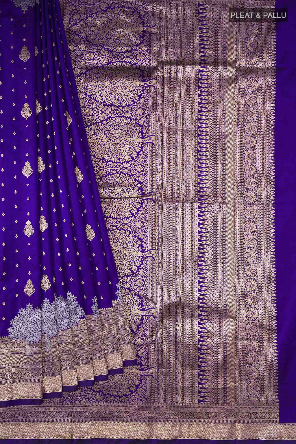pleats pallu