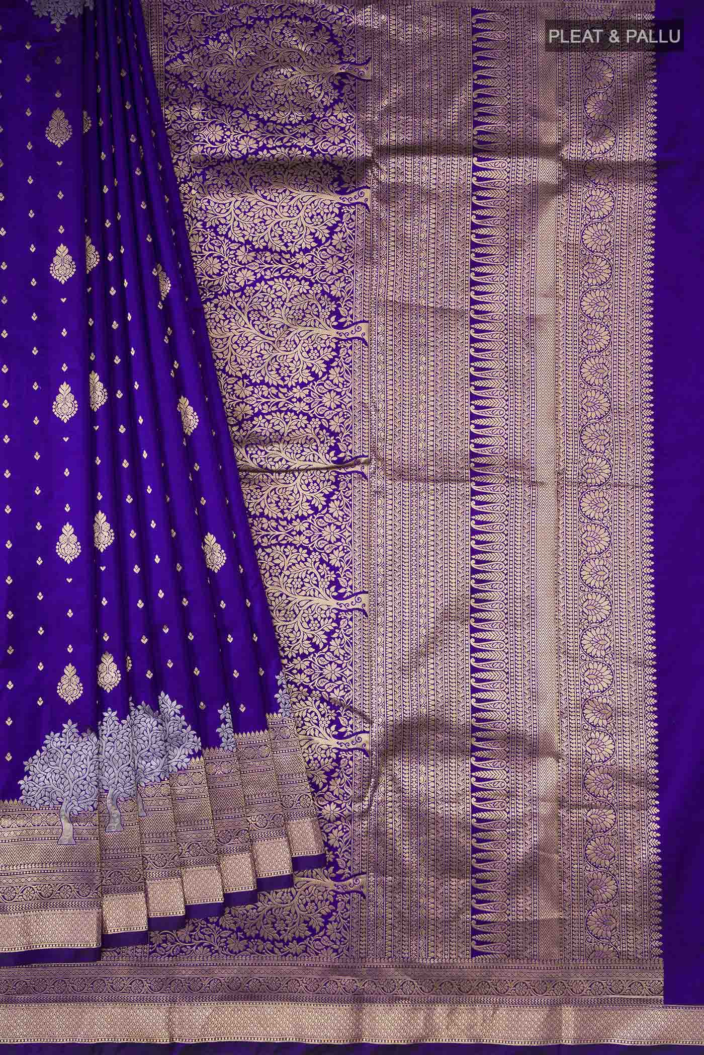 pleats pallu