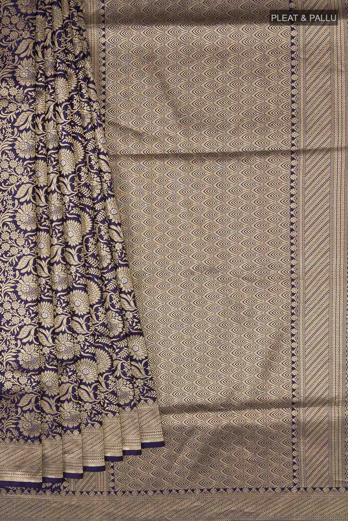 pleats pallu