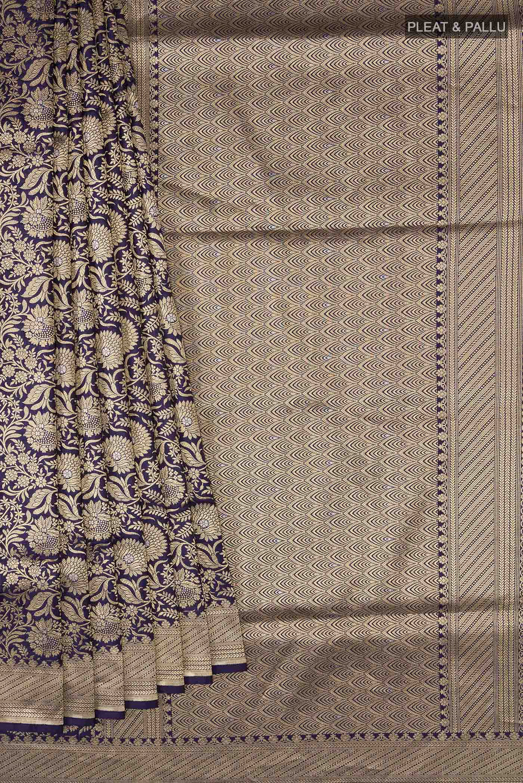 pleats pallu