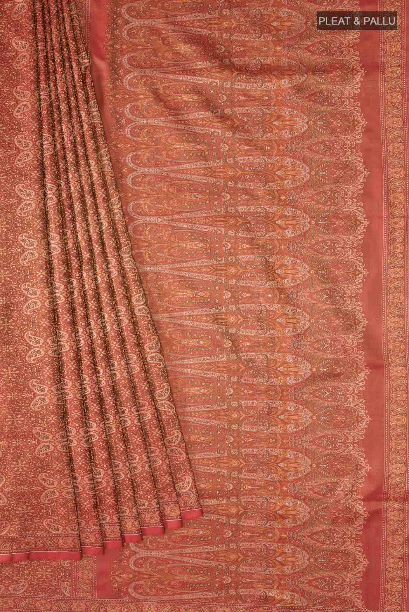 pleats pallu