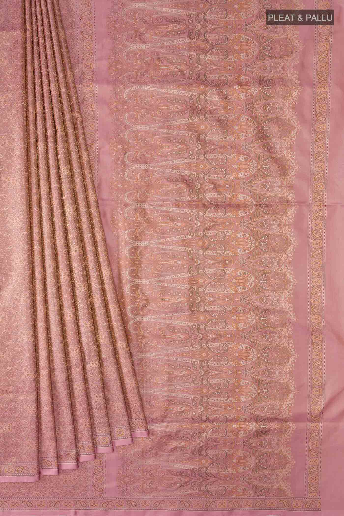 pleats pallu