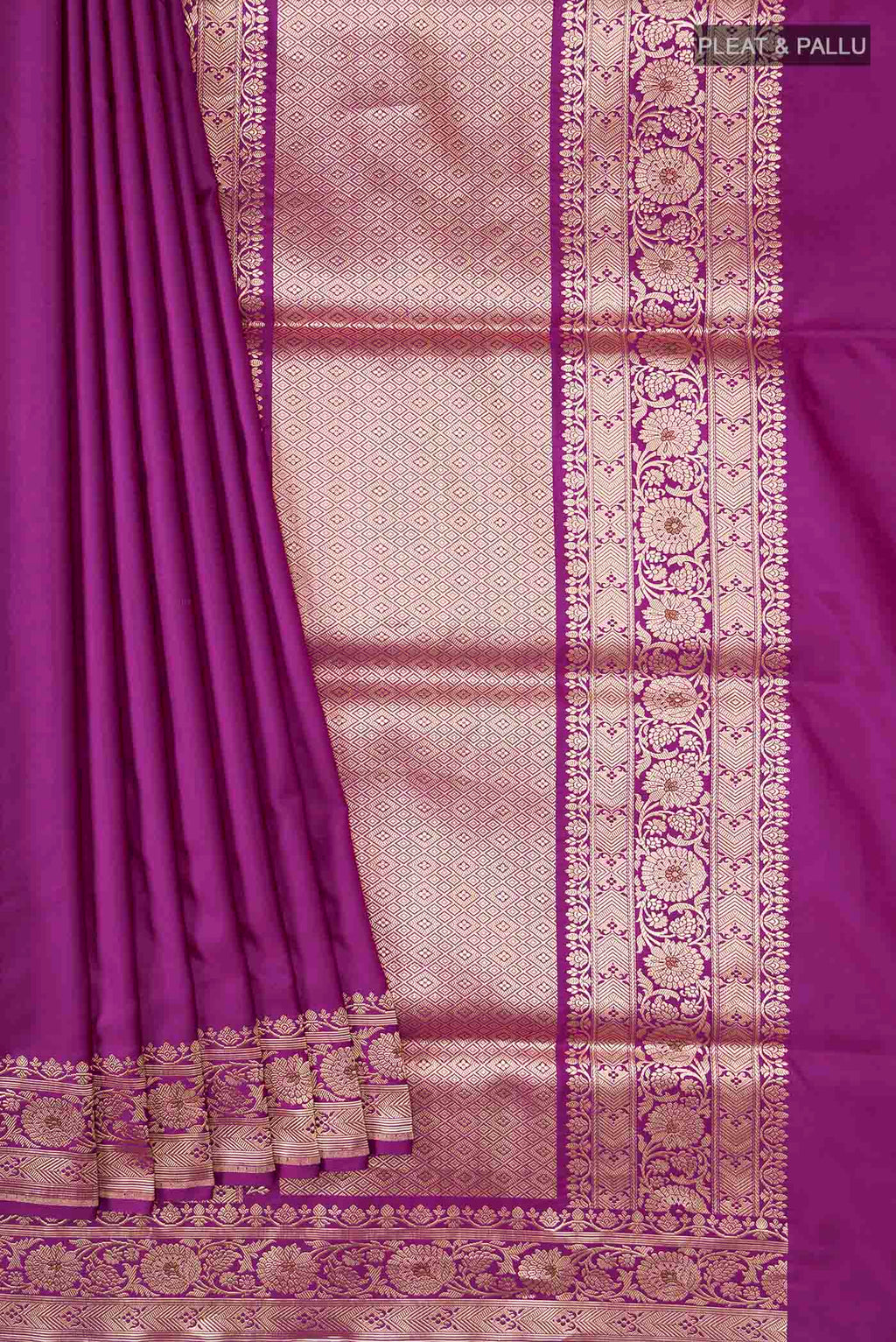 pleats pallu